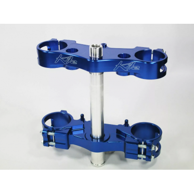 Τιμονόπλακα μηχανής KITE TRIPLE CLAMPS MX-EN Blue KTM 03-13